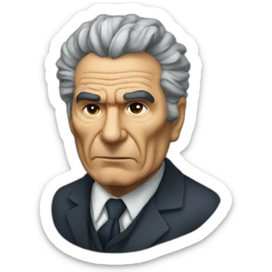 Aldo Moro steaming angry sticker