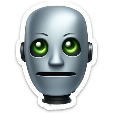 Hi, Robot speaking sticker