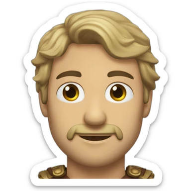 Visage de Perceval série kaamelott sticker