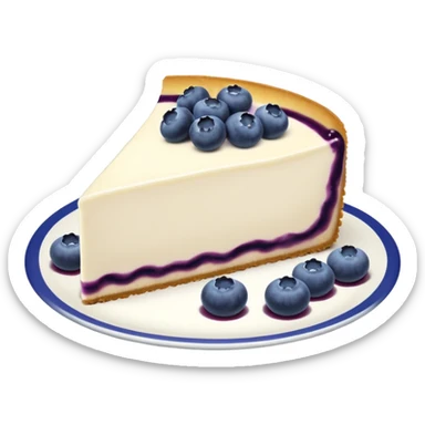 blueberry cheesecake  sticker