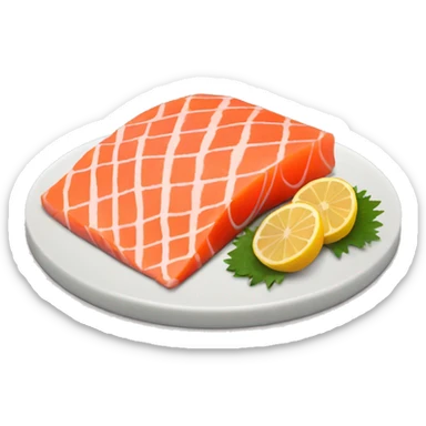 salmon sashimi sticker