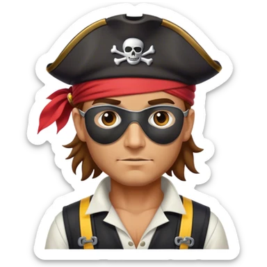 Electrician pirate  sticker