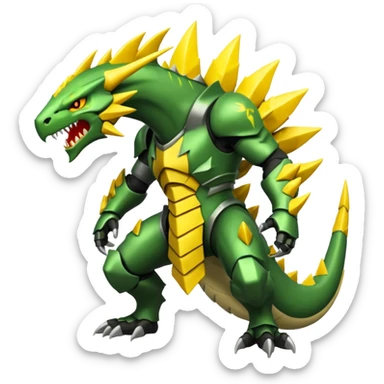 Haxorus (full body) sticker