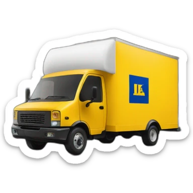 IKEA delivery truck sticker