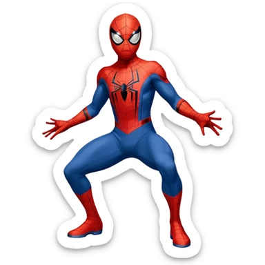 Spider-Man wearing a Denver Nuggets uniform sticker