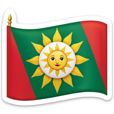 Kürdistan flag sticker