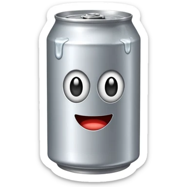 Un fut métallique de bière sticker