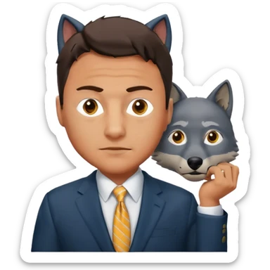 Wolf of Wall Street  sticker