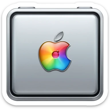 mac os icon physical film photography sticker