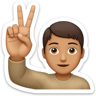 Make a person holding up one hand 6 and the outher a 7 sticker