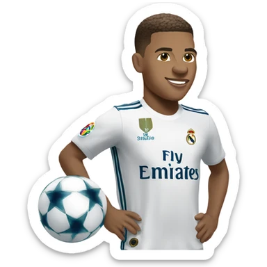 Mbappé Real madrid sticker