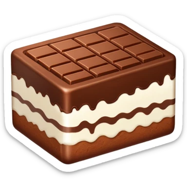 Kinder Milk Slice sticker