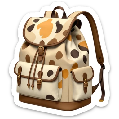 Backpack with Safari Animal sticker