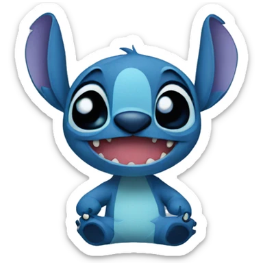 Stitch sticker
