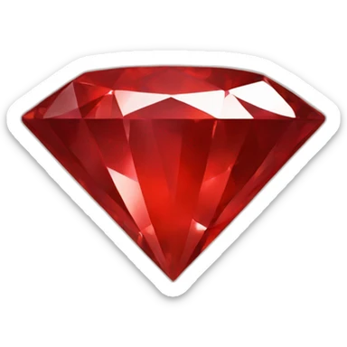 red diamond sticker