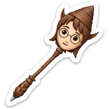 harry potter wand  sticker
