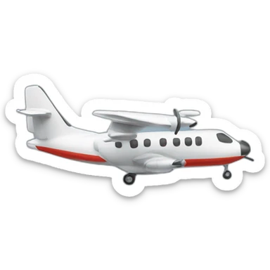 Tours jumelles avion sticker