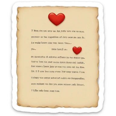Love letter  sticker