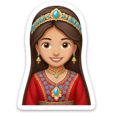 Azerbaijanian girl is crashing out  sticker