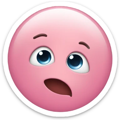 Bubble in form oh heart sticker