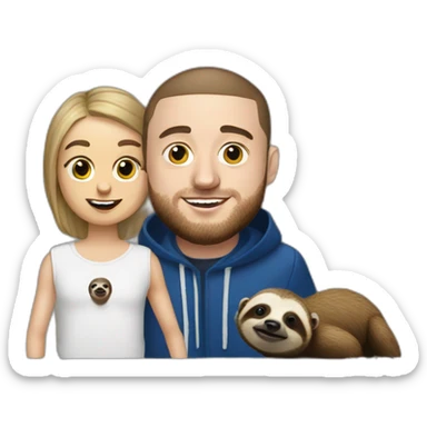 Mac miller and a sloth sticker