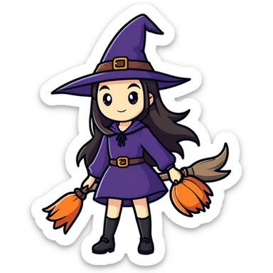 Witch's daughter sticker