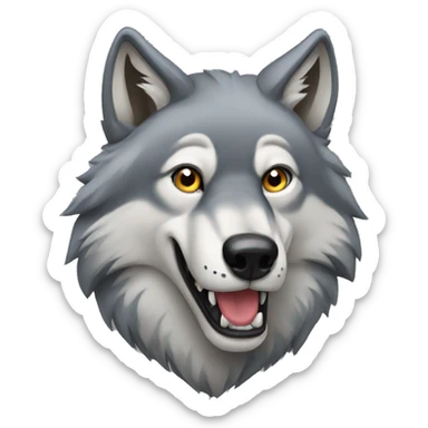 Wolf sticker