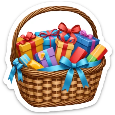 Return gift hamper sticker