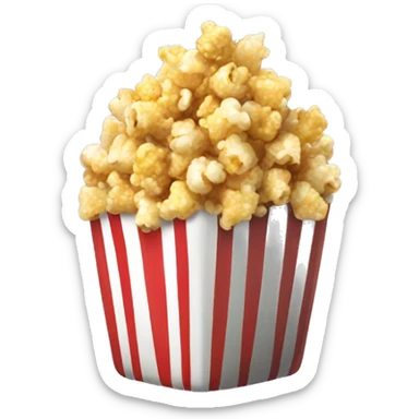 gummy pop corn sticker