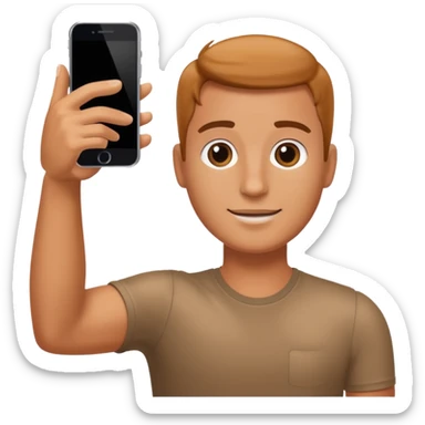 just an arm holding a phone like a selfie sticker