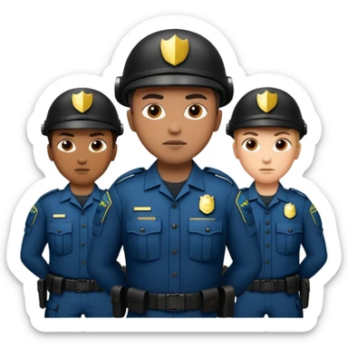 Grupo de fuerzas especiales de la policía sticker