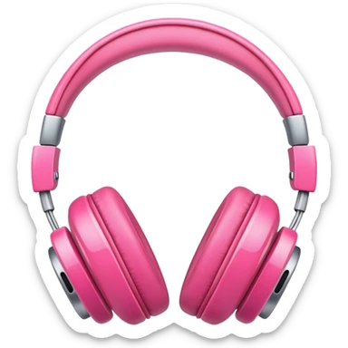 Headphone apple coquette sticker