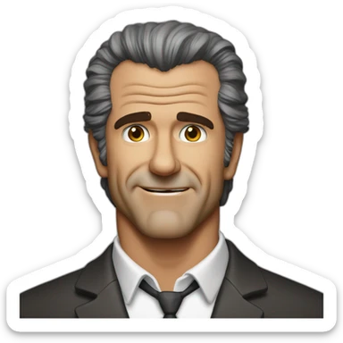 Mel Gibson sticker