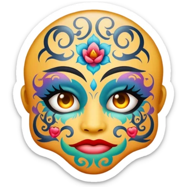 Tattoo emoji sticker