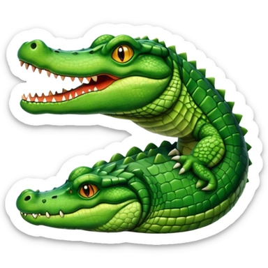 crocodile alligator sticker
