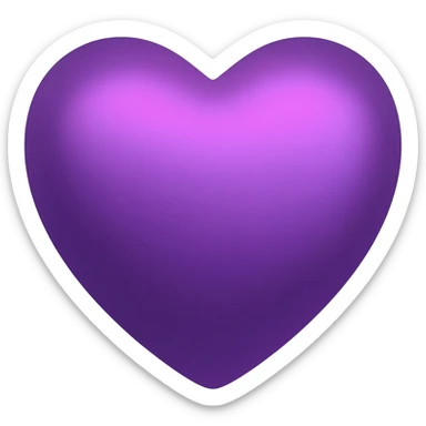 Purple heart sticker