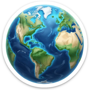 planeta terra sticker