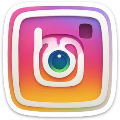 Instagram logo sticker