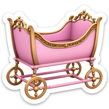 Cradles pink  sticker