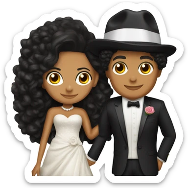 Bruno mars con su novia sticker