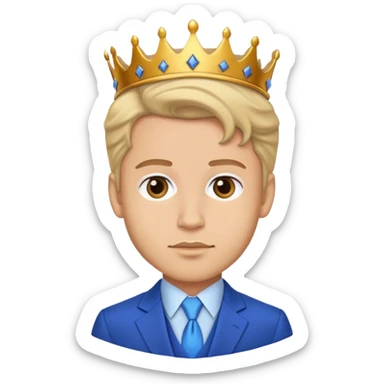 Un príncipe azul sticker
