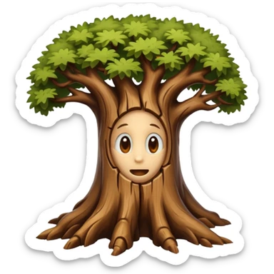 hallow tree sticker