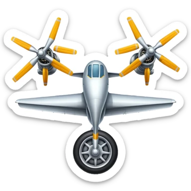 generate airplane landing gear sticker