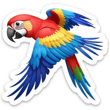Macaw sticker