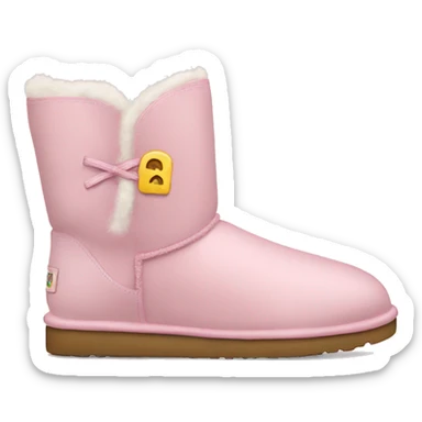 light pink uggs sticker