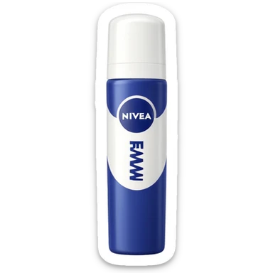 generate an ios genmoji of a NIVEA lip balm sticker