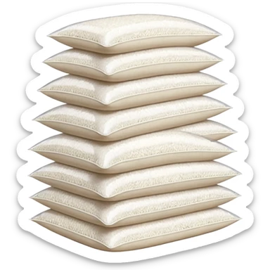 Storing rice ten bags  sticker