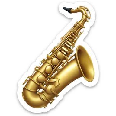 Saxophone sticker