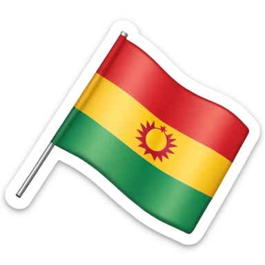 Kurdistan flagged  sticker