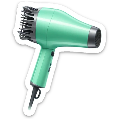 Mint green Dyson hairdryer  sticker